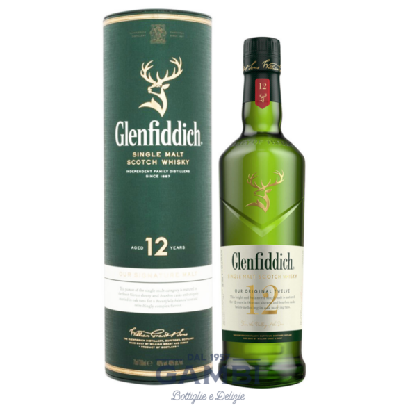 Whisky Single Malt Glenfiddich 12 Years 70 cl / Enoteca Gambi