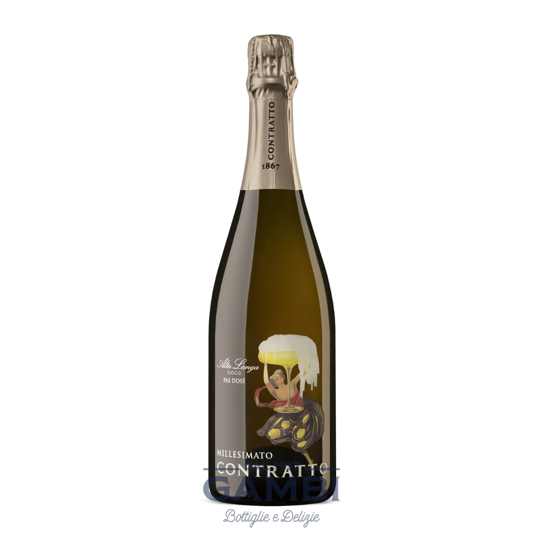 Alta Langa Millesimato Pas Dosè 2018 Contratto 75 cl / Enoteca Gambi