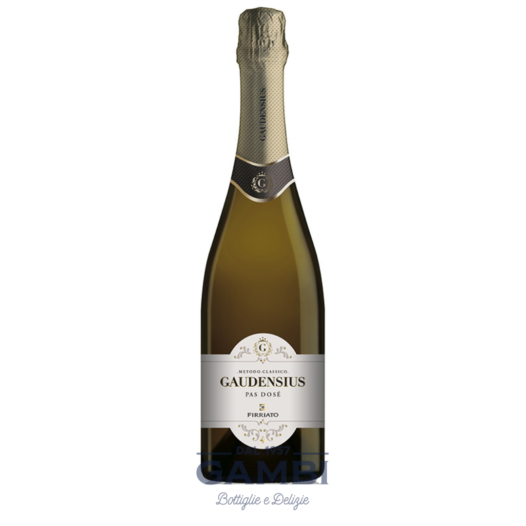 Terre Siciliane IGT Metodo Classico Gaudensius Pas Dosé Firriato 75 cl / Enoteca Gambi