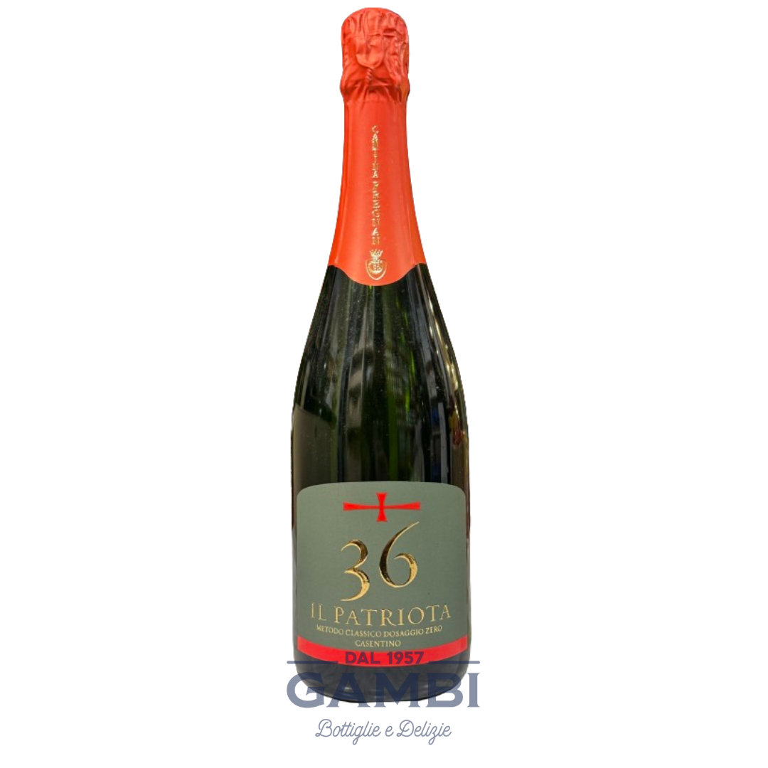 Il Patriota 36 2020 Dosaggio Zero Cantina Fregnan 75 cl / Enoteca Gambi
