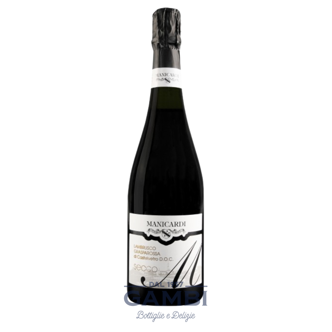 Lambrusco Grasparossa di Castelvetro Secco DOC Manicardi 75 cl / Enoteca Gambi