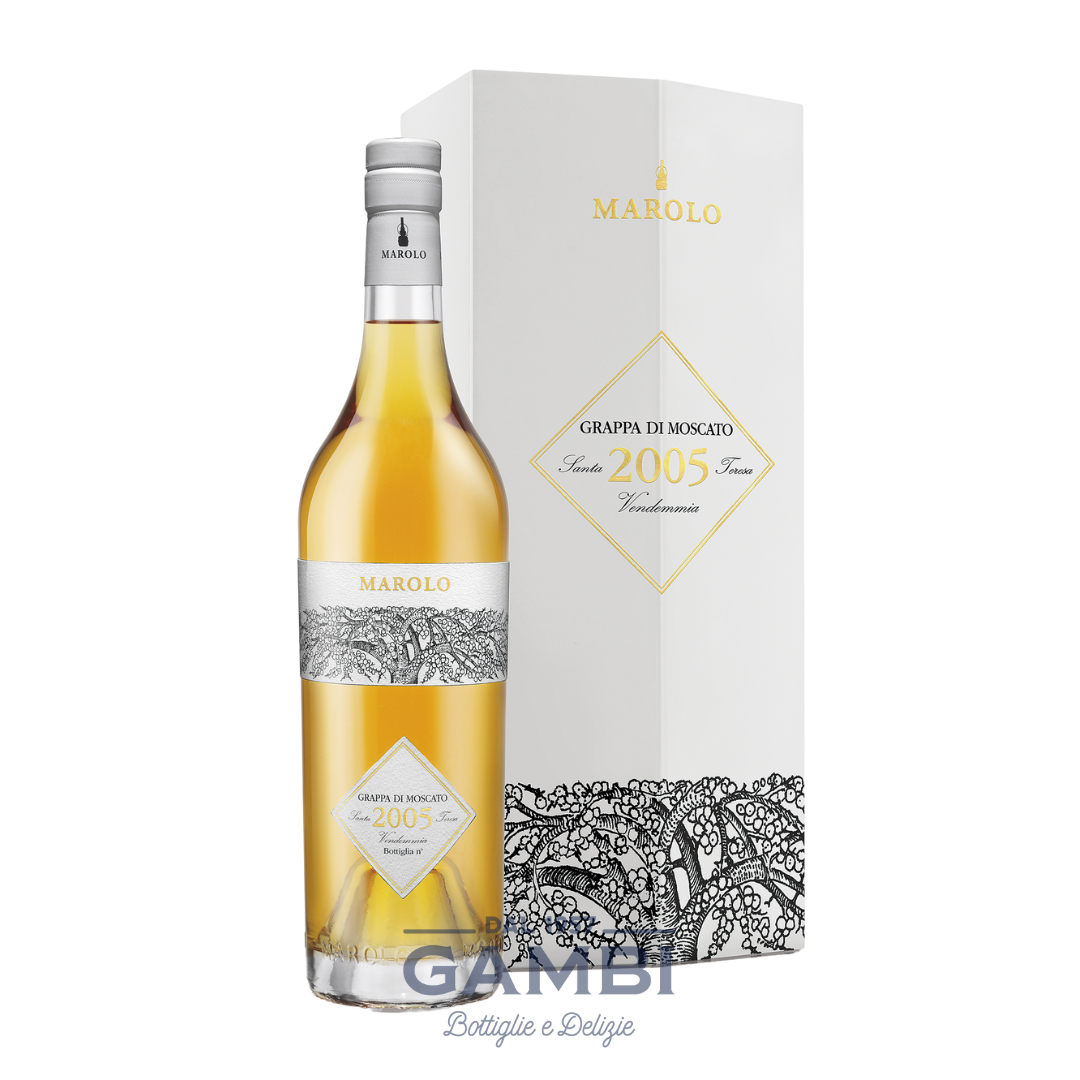 Grappa di Moscato Vendemmia 2005 18 Anni Marolo 70 cl / Enoteca Gambi